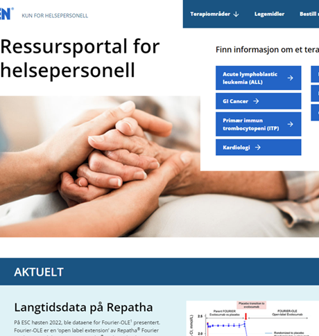 Ressursportal for helsepersonell